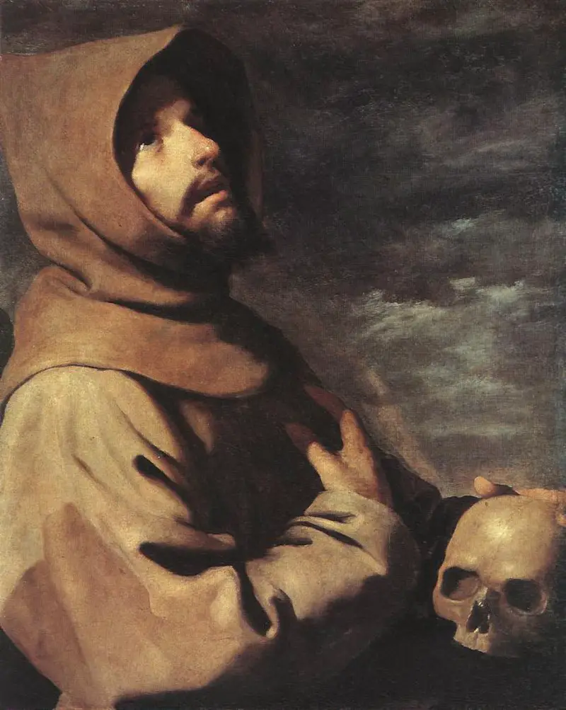 Der heilige Franziskus von Francisco de Zurbaran